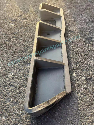 6019282 6019283 Bagian Excavator Track Guard Untuk ZAX470 ZAX450