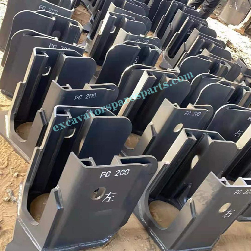 Roda pemandu excavator garpu depan E320 PC200 PC360 E307 DH55 bagian undercarriage untuk excavator